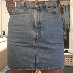 LEVIS 511 denim skirt mini